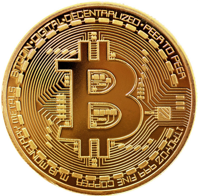 a picture of a hypothetical physical bitcoin