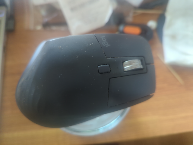 photo of a Logitech mouse