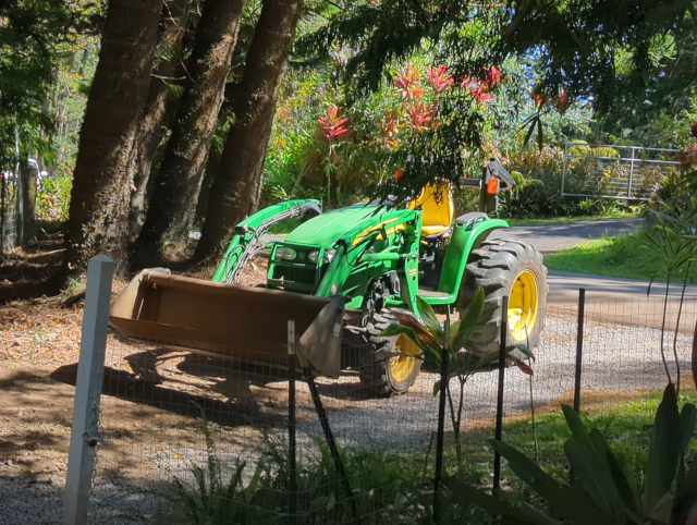 photo of our neighbor's wheel loader